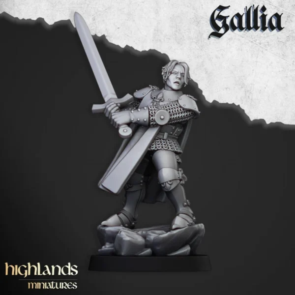 Baronesa de Gallia a pie | Highlands Miniatures