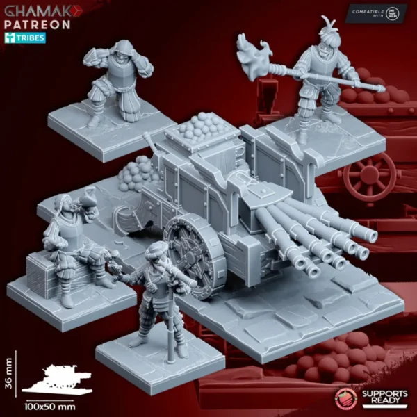 Empire Artillery, by Ghamak compatible con wargames. - Imagen 2
