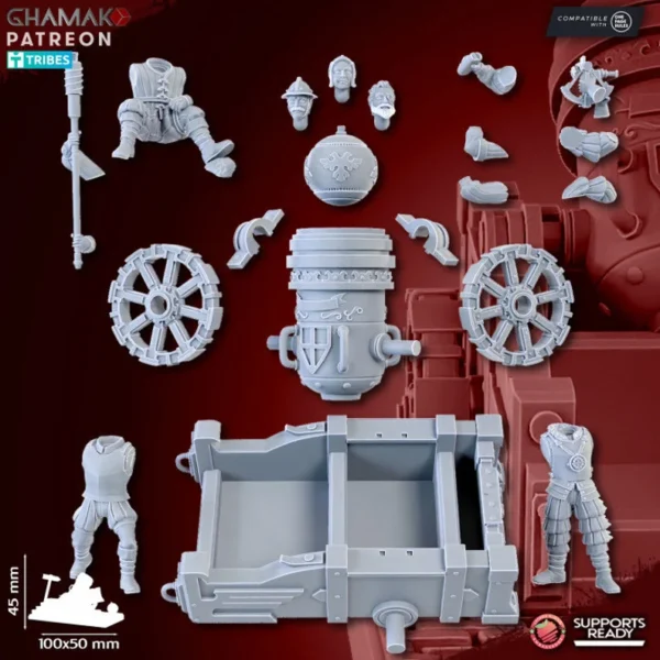 Empire Artillery, by Ghamak compatible con wargames. - Imagen 4