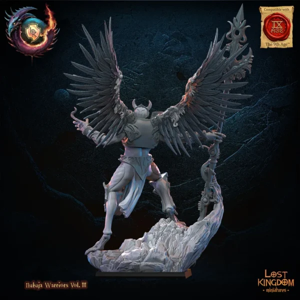 Exalted Herald of Nukuja, Lost Kingdom Miniatures, Wargames, Fantasy Games. - Imagen 2