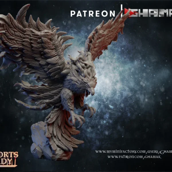High Elf phoenix, by Ghamak compatible con wargames.