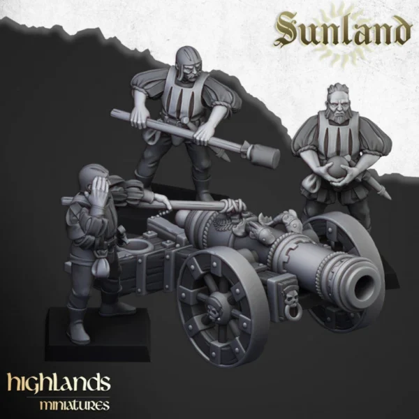 Highland Miniatures Sunland Artillery Great Canon