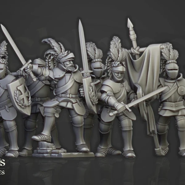 Highland Miniatures Sunland Knights on Foot - Imagen 2