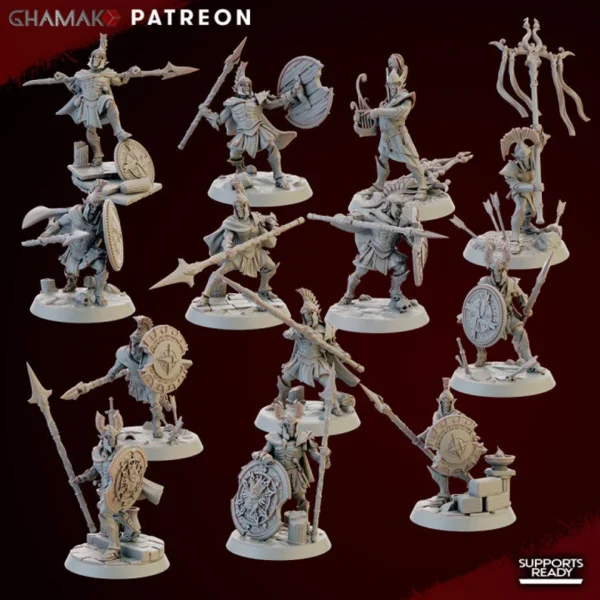Hoplites of Light, by Ghamak compatible con wargames.