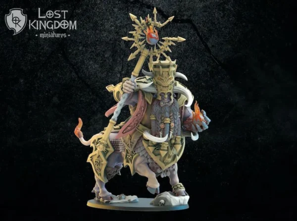Kassuth Fireshaper, Hechicero Bul-thaur , The Lost Kingdom para wargames.
