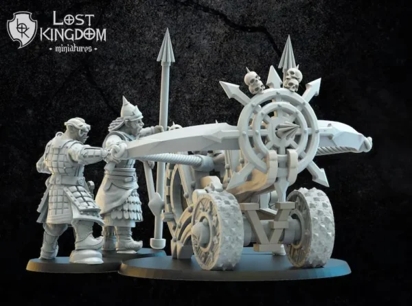 Mongobbo Balista, The Lost Kingdom para wargames.