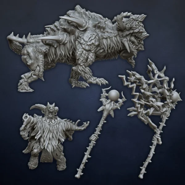 Moon Reaper and Grim Maw by Dragonlake miniatures for wargames. - Imagen 2