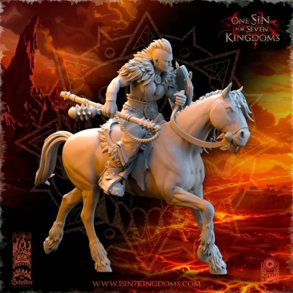 Realms of Mayhem Barbarian Despoilers by Beholder miniatures for fantasy wargames . - Imagen 3