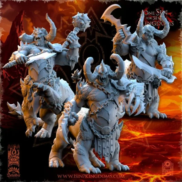 Realms of Mayhem Dragonards by Beholder miniatures for fantasy
