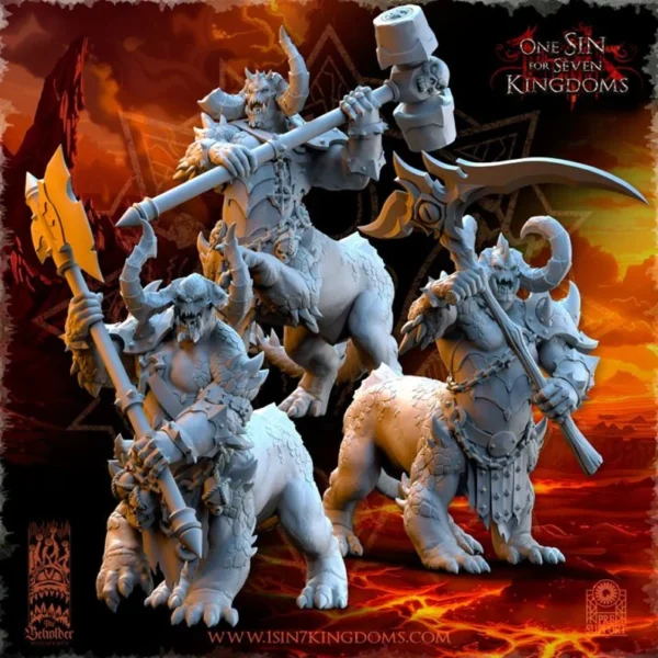 Realms of Mayhem Dragonards by Beholder miniatures for fantasy - Imagen 2