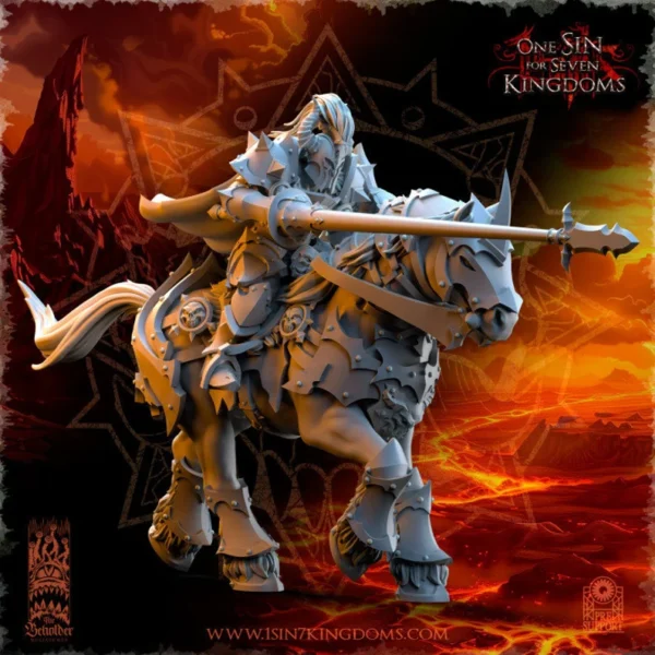 Realms of Mayhem Knights by Beholder miniatures for fantasy wargames . - Imagen 4