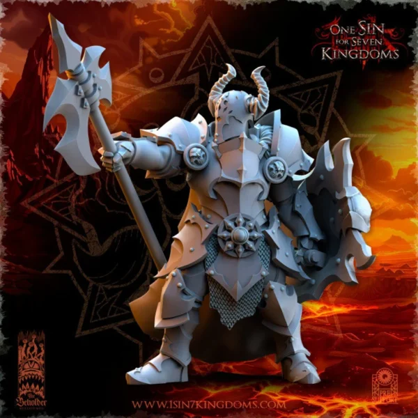 Realms of Mayhem Warriors by Beholder miniatures for fantasy wargames . - Imagen 7