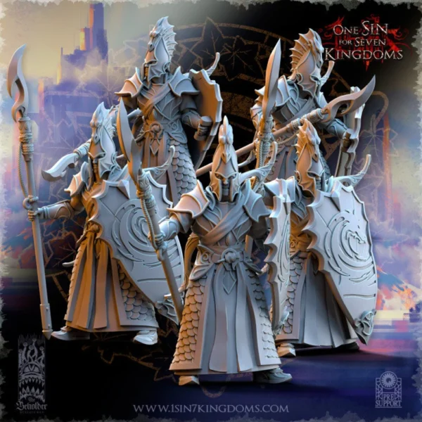 Silvermoor Elves Ilithien Coastland Militia, The Beholder Miniatures