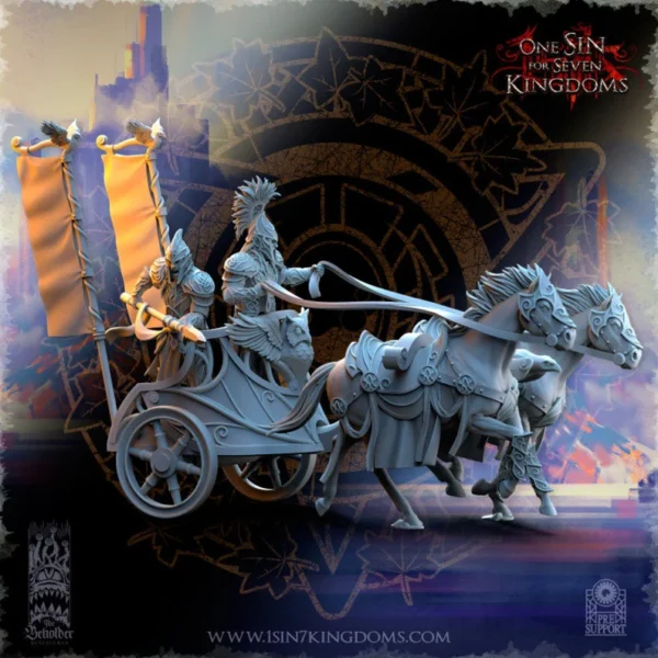 Silvermoor elves chariots | The Beholder Miniatures - Imagen 2