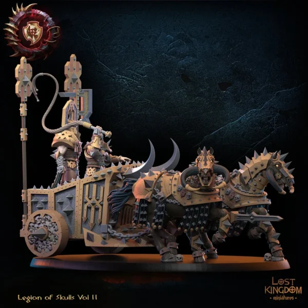 Skull Collectors Chariot by Lost Kingdom for wargames.