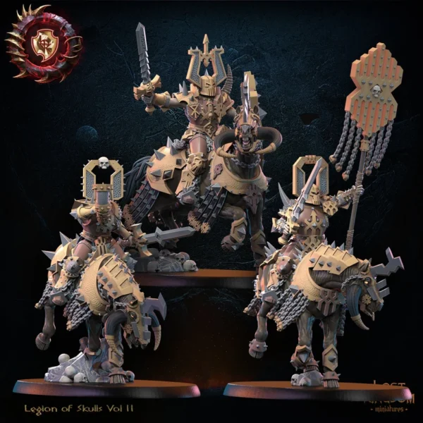 Skull Knights Collectors by Lost Kingdom for wargames. - Imagen 2