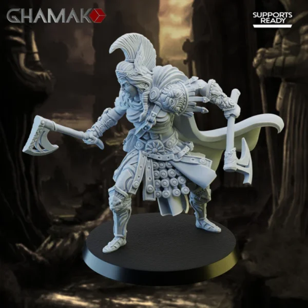 Spartancast Artemis hero AoS war games Rol Dungeons And Dragons, by Ghamak compatible con wargames.