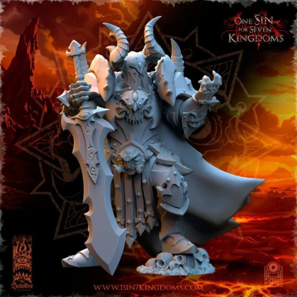 Vrolok, Lord of Destruction by Beholder miniatures for fantasy wargames . - Imagen 2