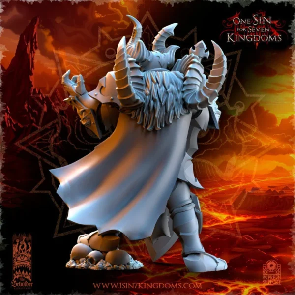 Vrolok, Lord of Destruction by Beholder miniatures for fantasy wargames . - Imagen 6