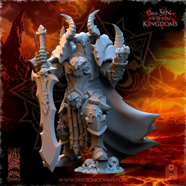 Vrolok, Lord of Destruction by Beholder miniatures for fantasy wargames . - Imagen 7