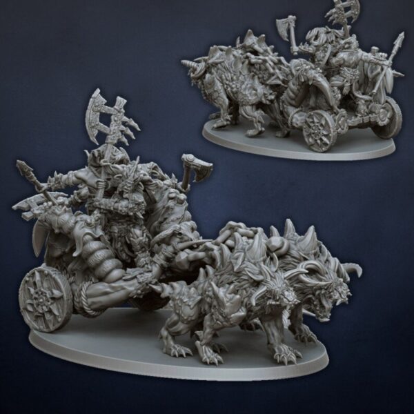 Raiding Chariots by Dragonlake miniatures for wargames. - Imagen 4