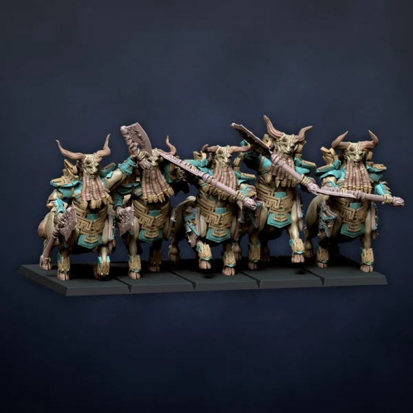 Taurukh Enforcers, Dragonlake Miniatures, Infernal Dwarves, ROL, RPG, WARGAMES, 3DPRINTED.