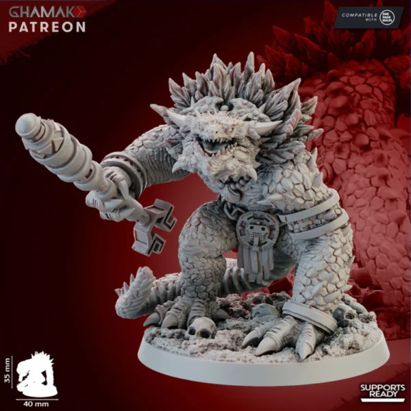 Ancient Coldblood, by Ghamak compatible con wargames.