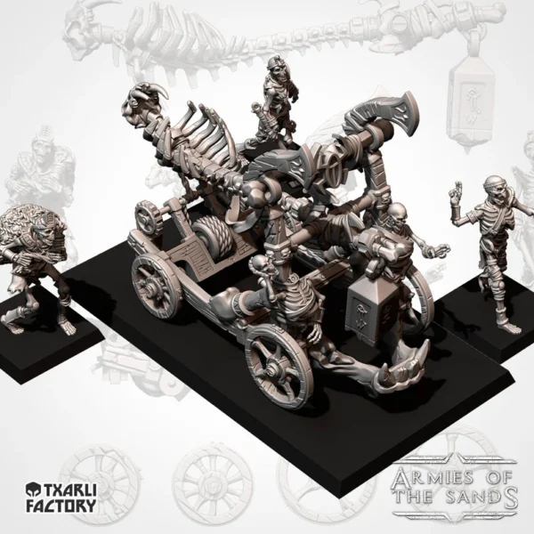 Bone Catapult - Armies of the Sands | Txarli Factory - RPG - WARGAMES - ROL