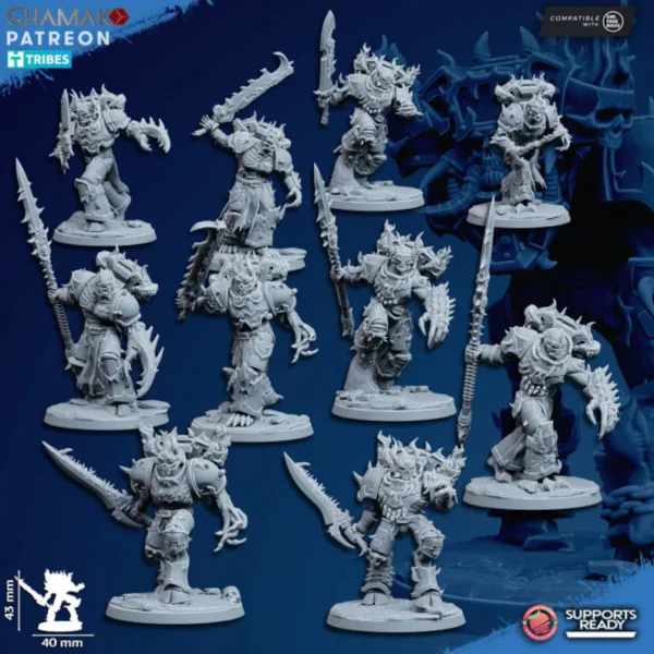 Corrupted Militum by Ghamak for grimdark future wargames.