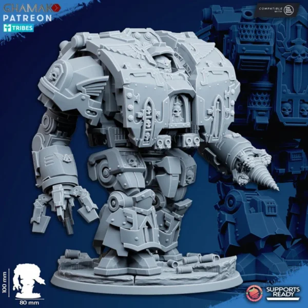 Dreadnought Vengeful Angels - Ghamak compatible con juegos de guerra de mesa