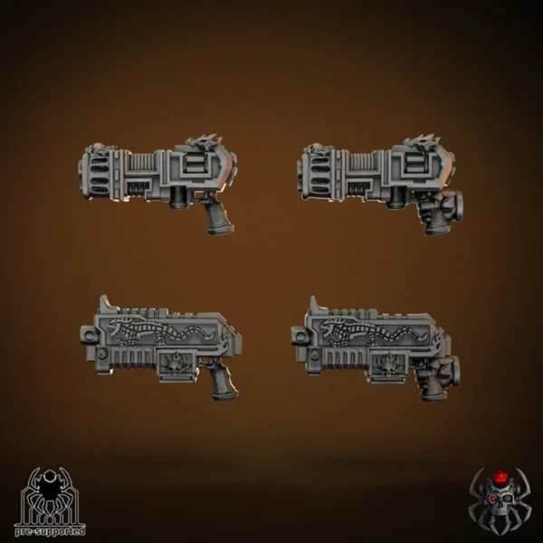 Flame Lizards Blade Masters Squad pistols (Bits)