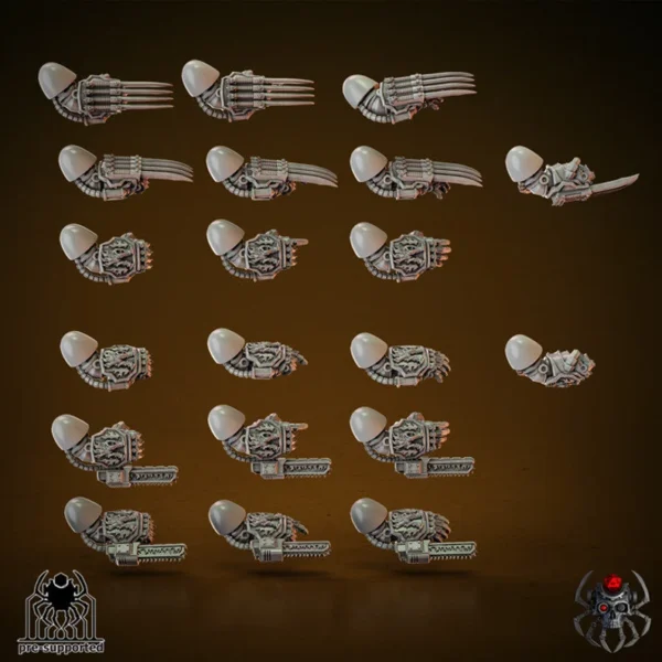 Heavy Armor Flame Lizards Squad melee 1 (Bits)