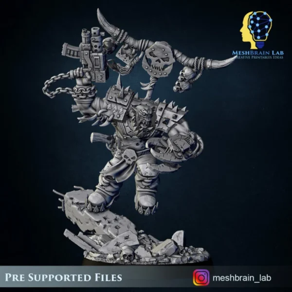 Ork Warboss with battle claw