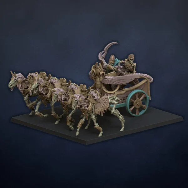 Pharaon on Glorious Chariot - Undying Dynasties - Dragonlake Miniatures - RPG - WARGAMES - ROL