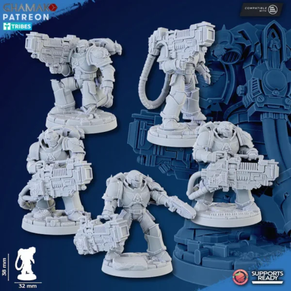 Plasma Devastator - Ghamak compatible con juegos de guerra de mesa