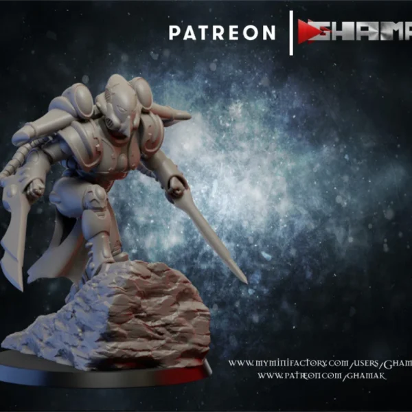 Space Elves Spider Warriors - Ghamak compatible con juegos de guerra de mesa