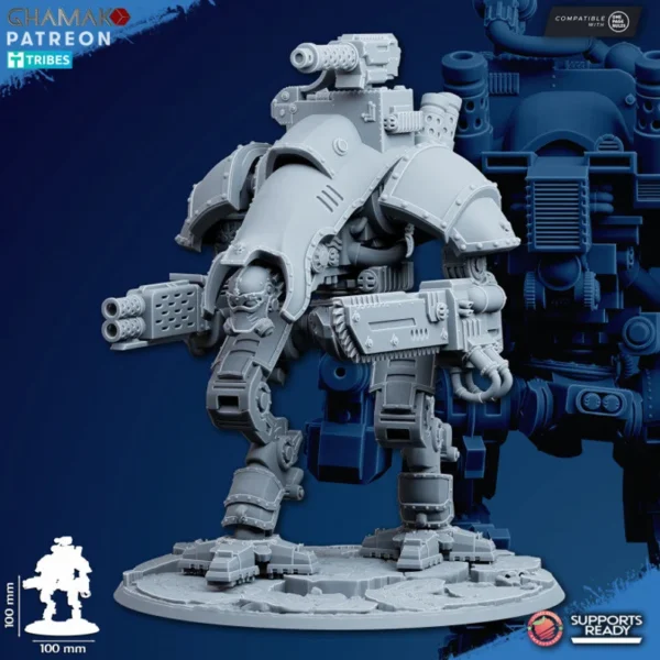 Titan Bellatorius - Ghamak compatible con juegos de guerra de mesa