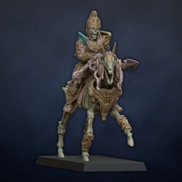 Tomb Architect on Horse - Undying Dynasties - Dragonlake Miniatures - RPG - WARGAMES - ROL