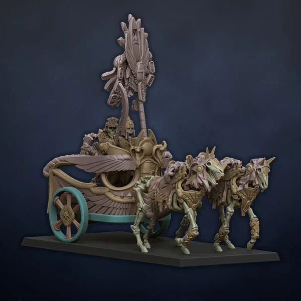 Tomb Harbinger on Chariot - Undying Dynasties - Dragonlake Miniatures - RPG - WARGAMES - ROL