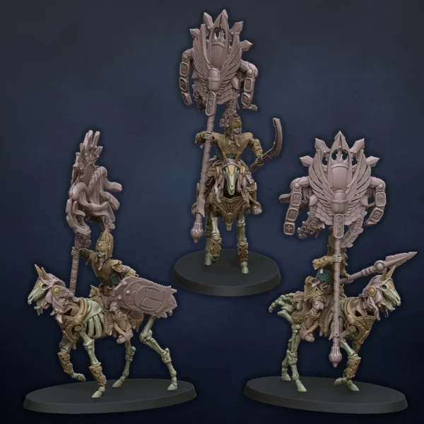 Tomb Harbinger on horse - Undying Dynasties - Dragonlake Miniatures - RPG - WARGAMES - ROL