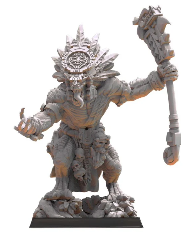 Yacatecuhtli, Cuetzpal Father by Lost Kingdom compatible con wargames.