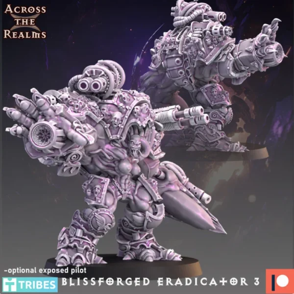 Erradicadores forjados por Bliss - Legión del exceso - A través de los reinos para wargames - Imagen 3