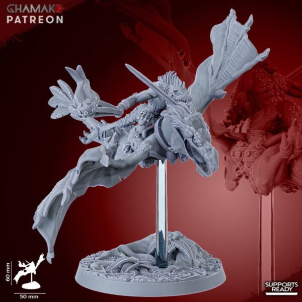 Pterodactyl bombers, by Ghamak compatible con wargames. - Imagen 2