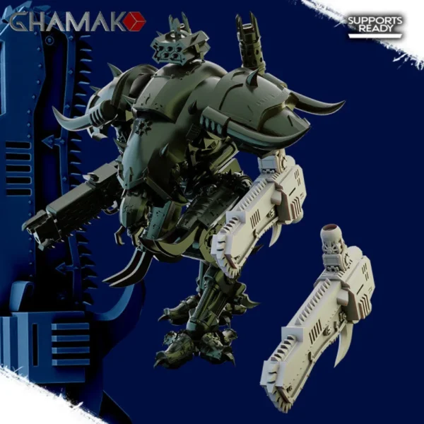 Corrupted Knight by Ghamak for grimdark future wargames. - Imagen 3