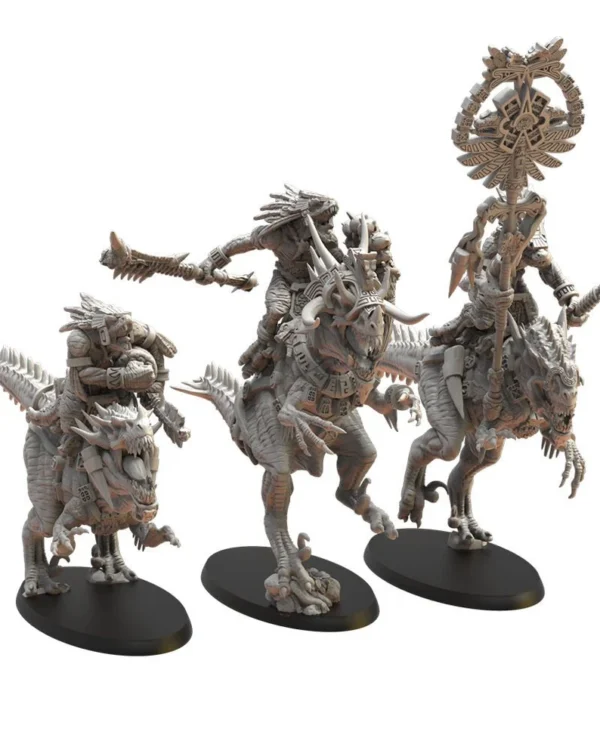 Ezocamatl Knights by Lost Kingdom compatible con wargames. - Imagen 2