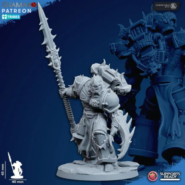 Corrupted Militum by Ghamak for grimdark future wargames. - Imagen 2