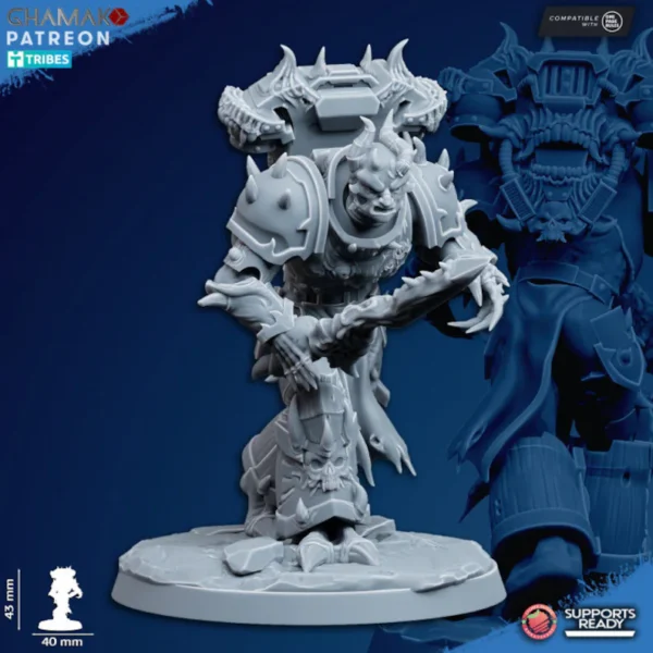 Corrupted Militum by Ghamak for grimdark future wargames. - Imagen 4