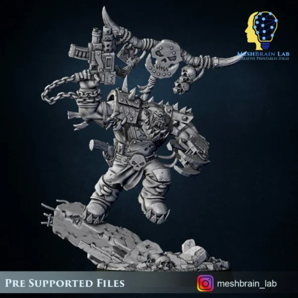 Ork Warboss with battle claw - Imagen 3