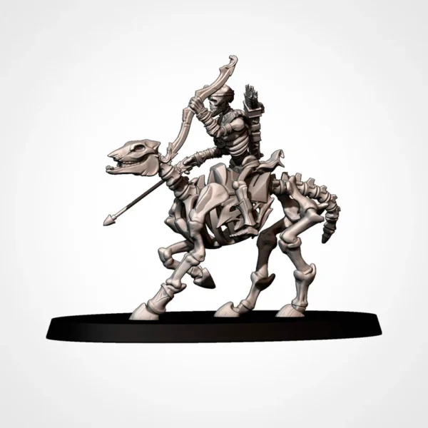 Light Skeletal Cavalry - Armies of the Sands | Txarli Factory - RPG - WARGAMES - ROL - Imagen 2