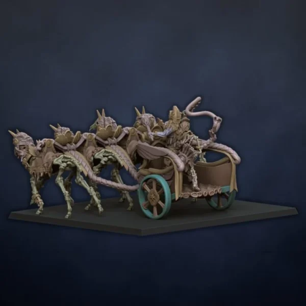 Tomb Architect on Glorious Chariot - Undying Dynasties - Dragonlake Miniatures - RPG - WARGAMES - ROL - Imagen 2